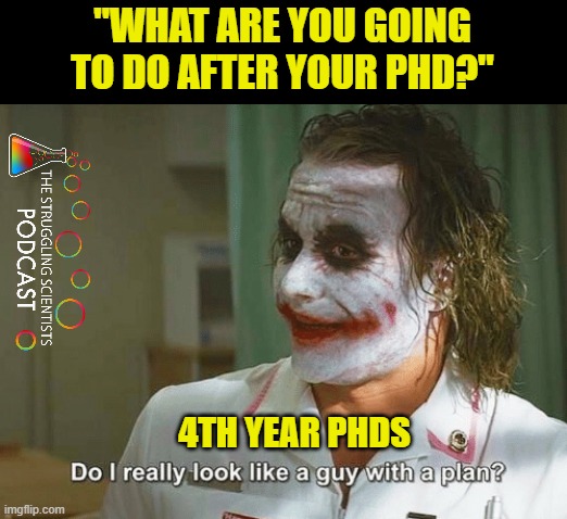 The closer I get to finishing my PhD, the more I relate to the Joker😅

Slightly concerning, but I will deal with that after I write my thesis.