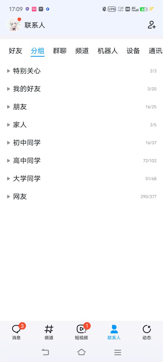 我觉得完全可以加一个mtf朋友的分组了