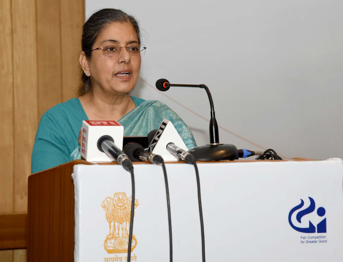 CCI_India's tweet photo. Smt. Ravneet Kaur, Chairperson, CCI, delivered the Special Address in the Inaugural Session of the 10th National Conference on Economics of Competition Law on March 16, 2025.
#CCI #PIB #CompetitionLaw #EconomicsConference https://t.co/rQ1dOLBmdN
