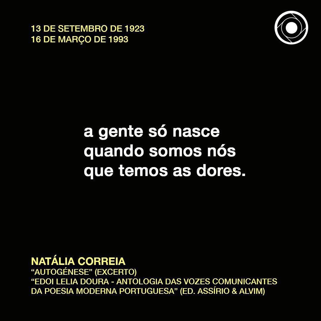 a gente só nasce
quando somos nós
que temos as dores