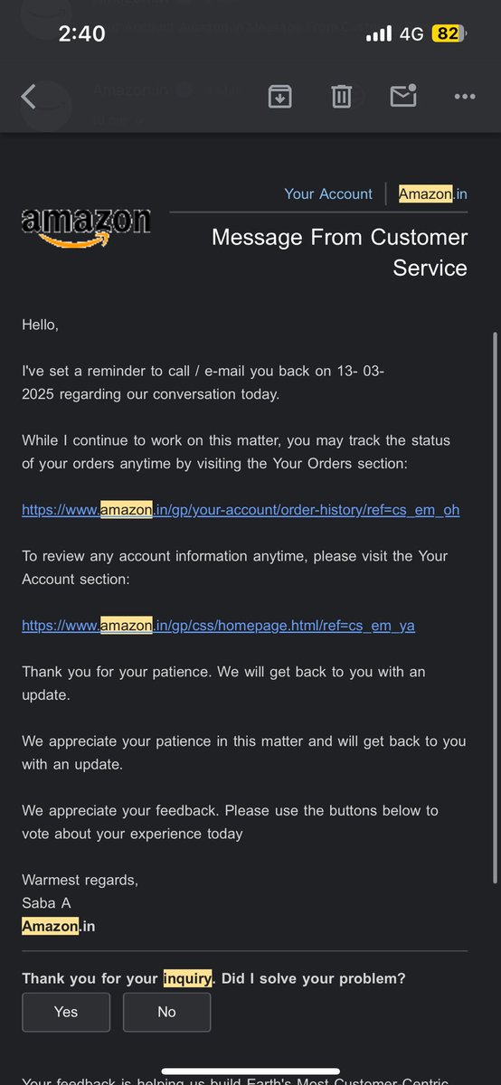 rishabhkridious's tweet photo. @amazonIN you have taken my return and are not refunding my amount. It has been weeks now and every time you say you would call back but you don't. Have submitted evidence of return from my CCTV. https://t.co/nxtL5cSw7f