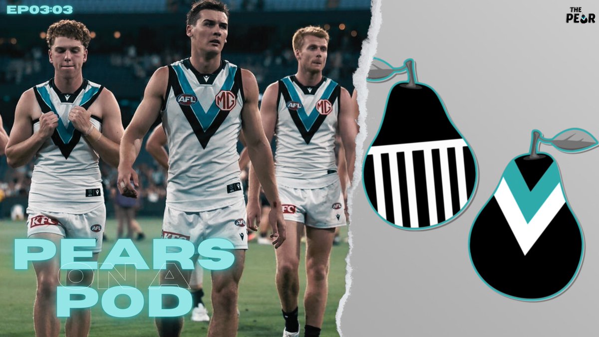 PearsOnAPod's tweet photo. 🚨 NEW EPISODE ALERT 🚨 

That was a demoralising performance Port, WHAT ARE WE DOING? | PEARS ON A POD | EPISODE 03:03

🎥 | https://t.co/Kn2zLqQUVz

#weareportadelaide https://t.co/fSTxnr70Qx
