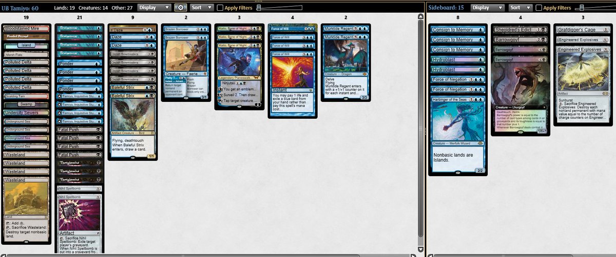 Won today's Legacy challenge with <a href="/_Batutinha_/">Carlos Alexandre</a>'s UB list. No matchups because MTGO replays broke.