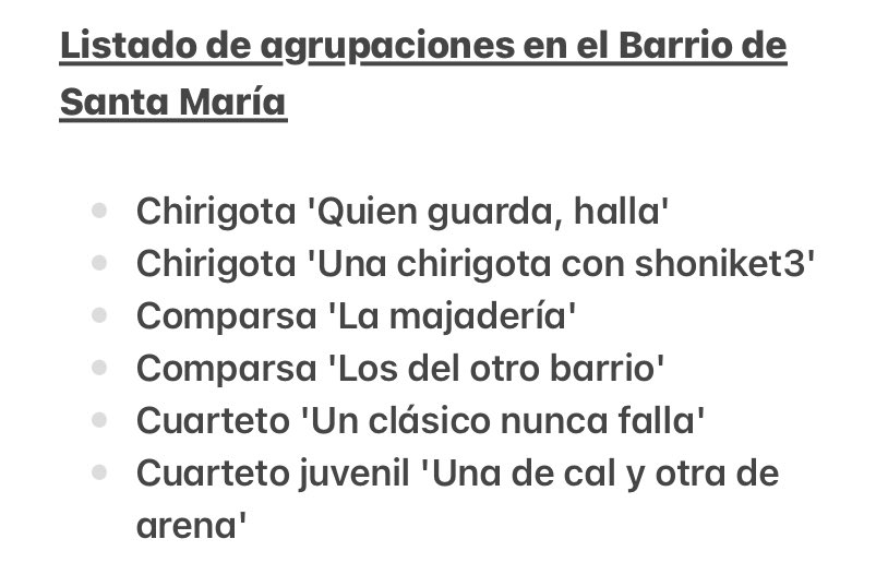 🗓️HOY DOMINGO , a partir de las 13:00h, LLUVIA DE COPLAS (PAPAS ALIÑÁS). Calle Público - Teniente Andújar Organizado por Asociación de vecinos Las Tres Torres (Cádiz). Actuaciones de los siguientes grupos;
