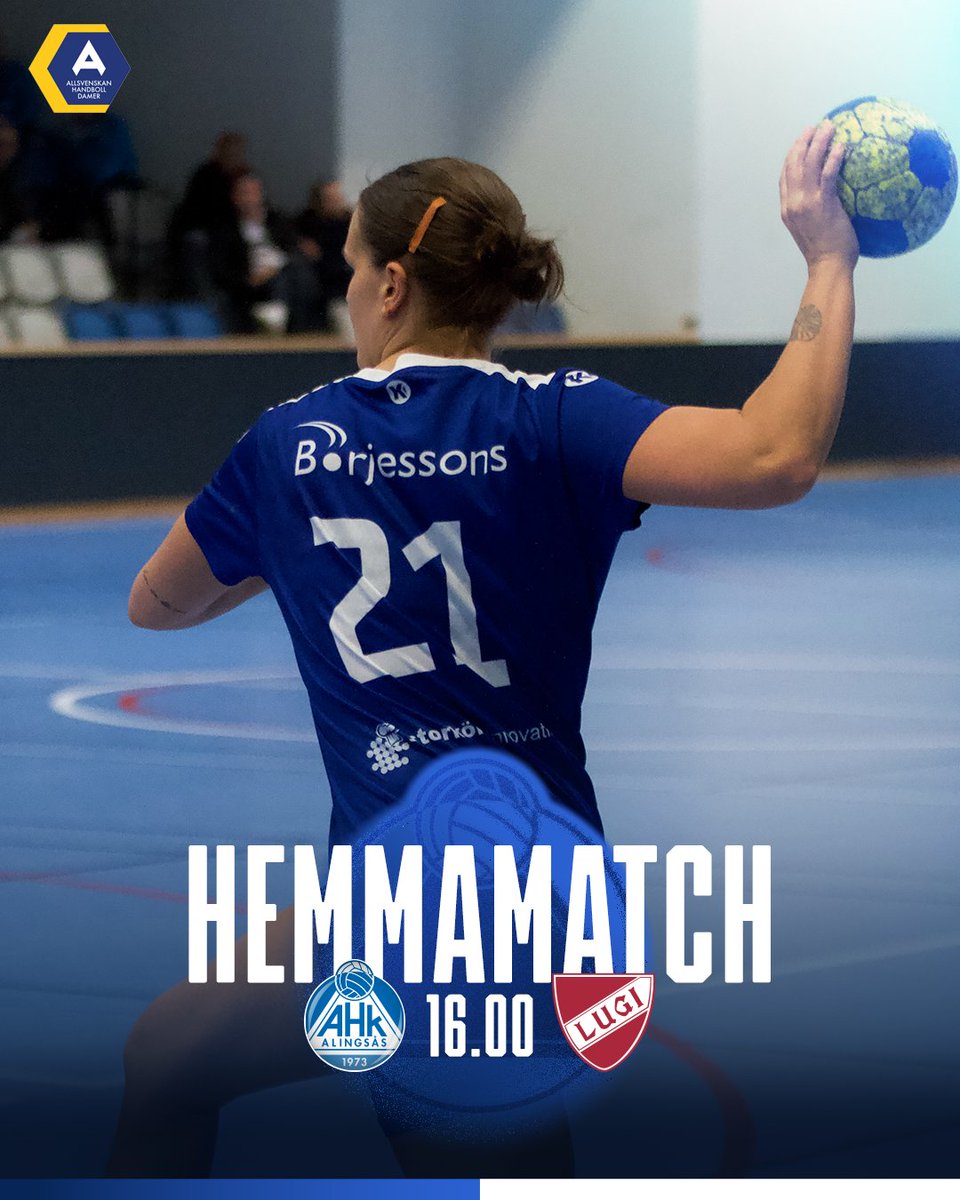 Säsongsavslutning i Nolhaga!

Våra damer spelar idag sin sista match för säsongen. Klassiska Lugi HF kommer på besök. 

🏆Damallsvenskan
🆚Lugi HF
🕓16.00
🎫Köps på plats
📍Nolhagahallen

#alingsåshk #alingsås #ahk1973 #handboll