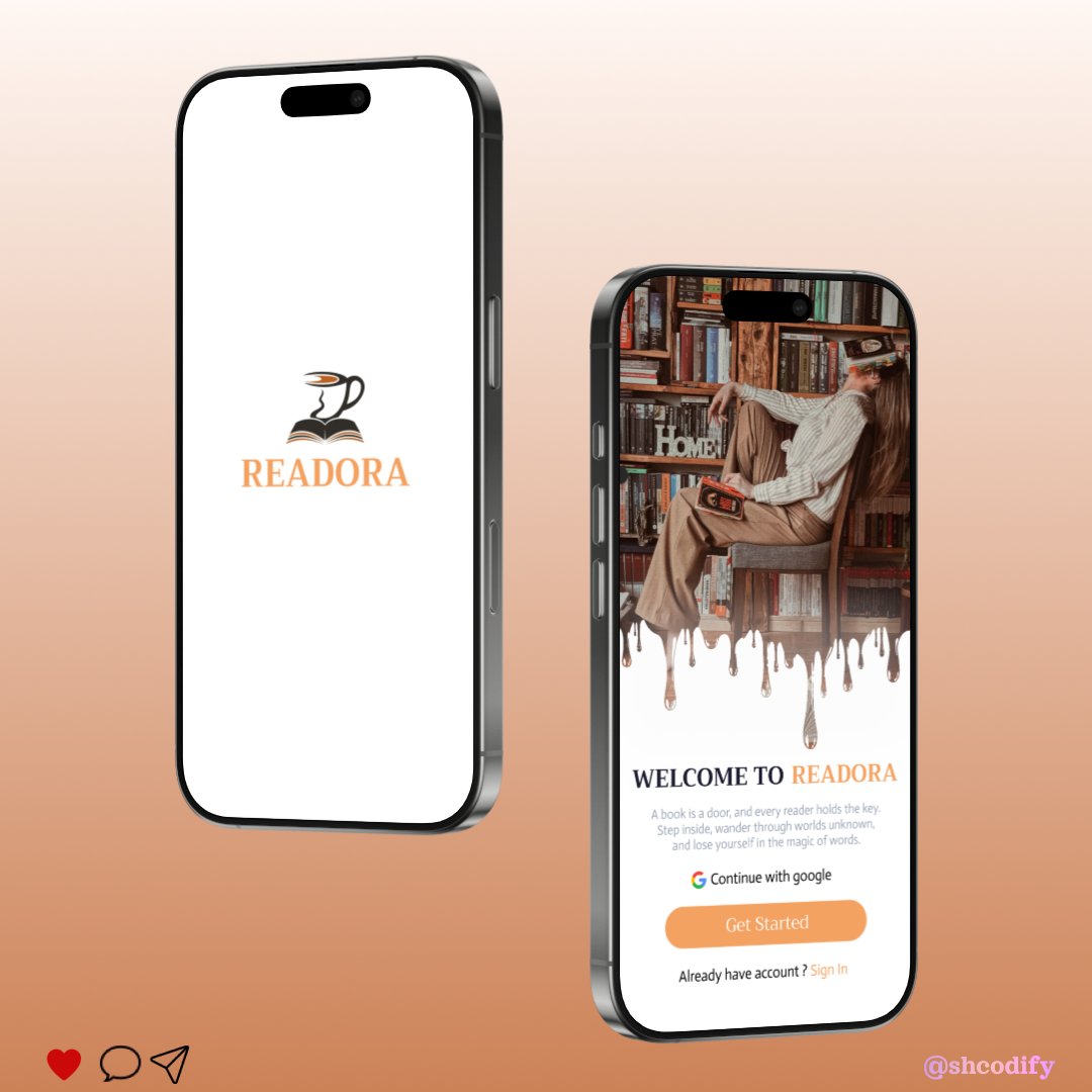 shcodify's tweet image. 𝐑𝐞𝐝𝐨𝐫𝐚– where stories meet style. 📖✨ A Reading Book App UI designed for book lovers!
#uiuxdesign #figma #appdesign #learningjourney #webdesign #figmadesign #frontenddeveloper #ui
