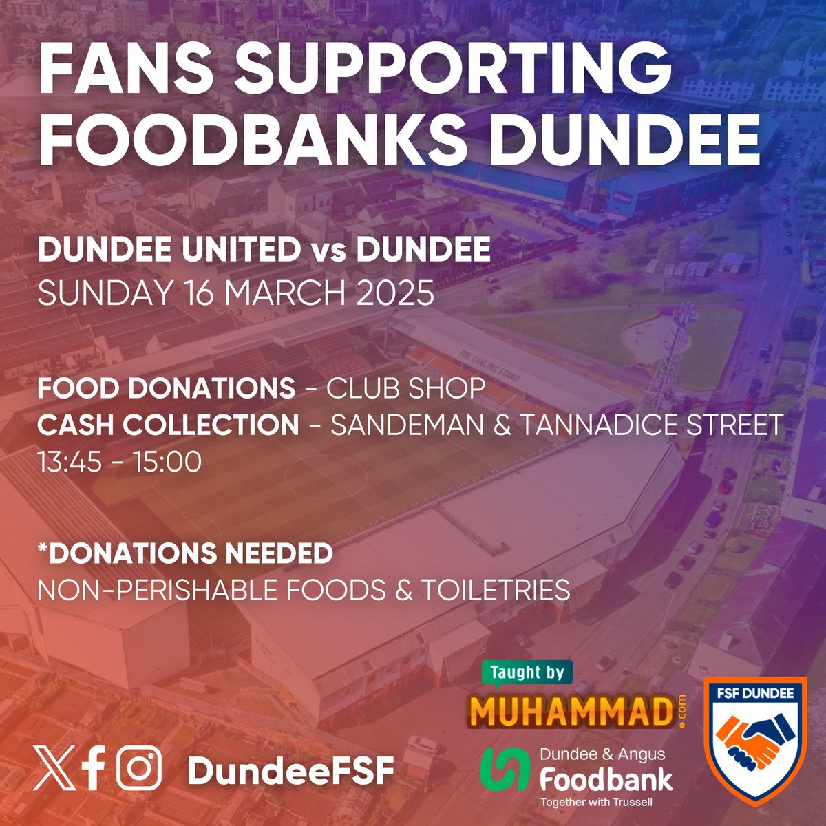 Fans Supporting Foodbanks Dundee tweet media