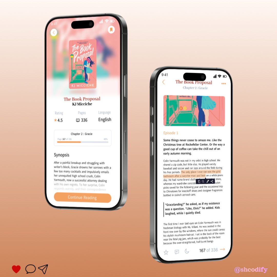 shcodify's tweet image. 𝐑𝐞𝐝𝐨𝐫𝐚– where stories meet style. 📖✨ A Reading Book App UI designed for book lovers!
#uiuxdesign #figma #appdesign #learningjourney #webdesign #figmadesign #frontenddeveloper #ui