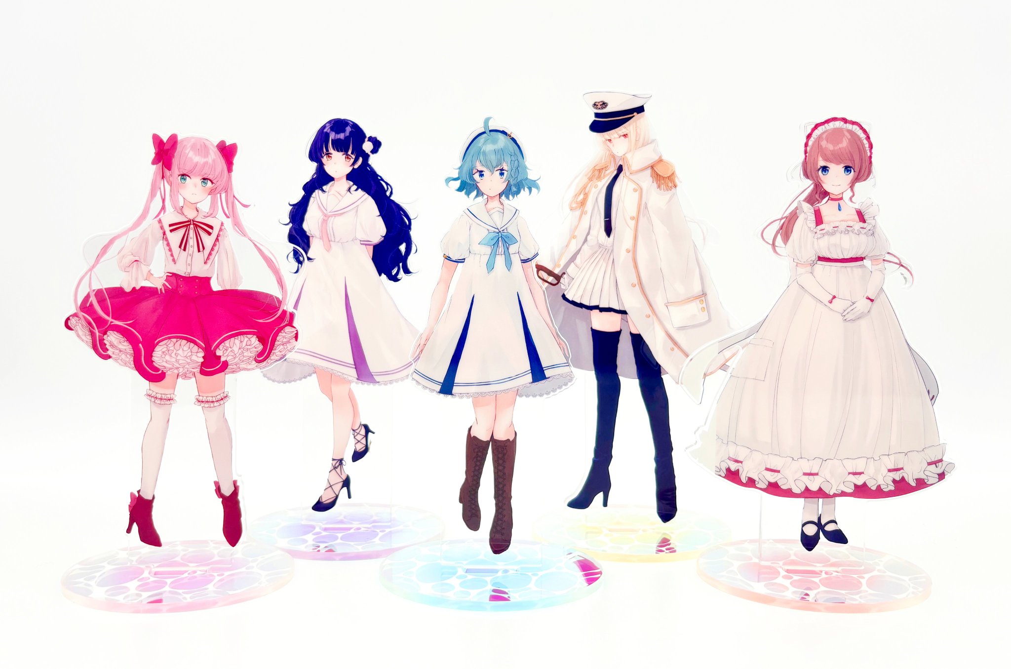 アクアリウムは踊らない1st Anniversary 立体アクリルボード アクアリウムは踊らない」リリース1周年記念グッズの企画を