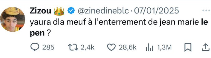 Y AURA DE LA MEUF A L'ENTERREMENT DE TON GROS DARON ? 🫵😂