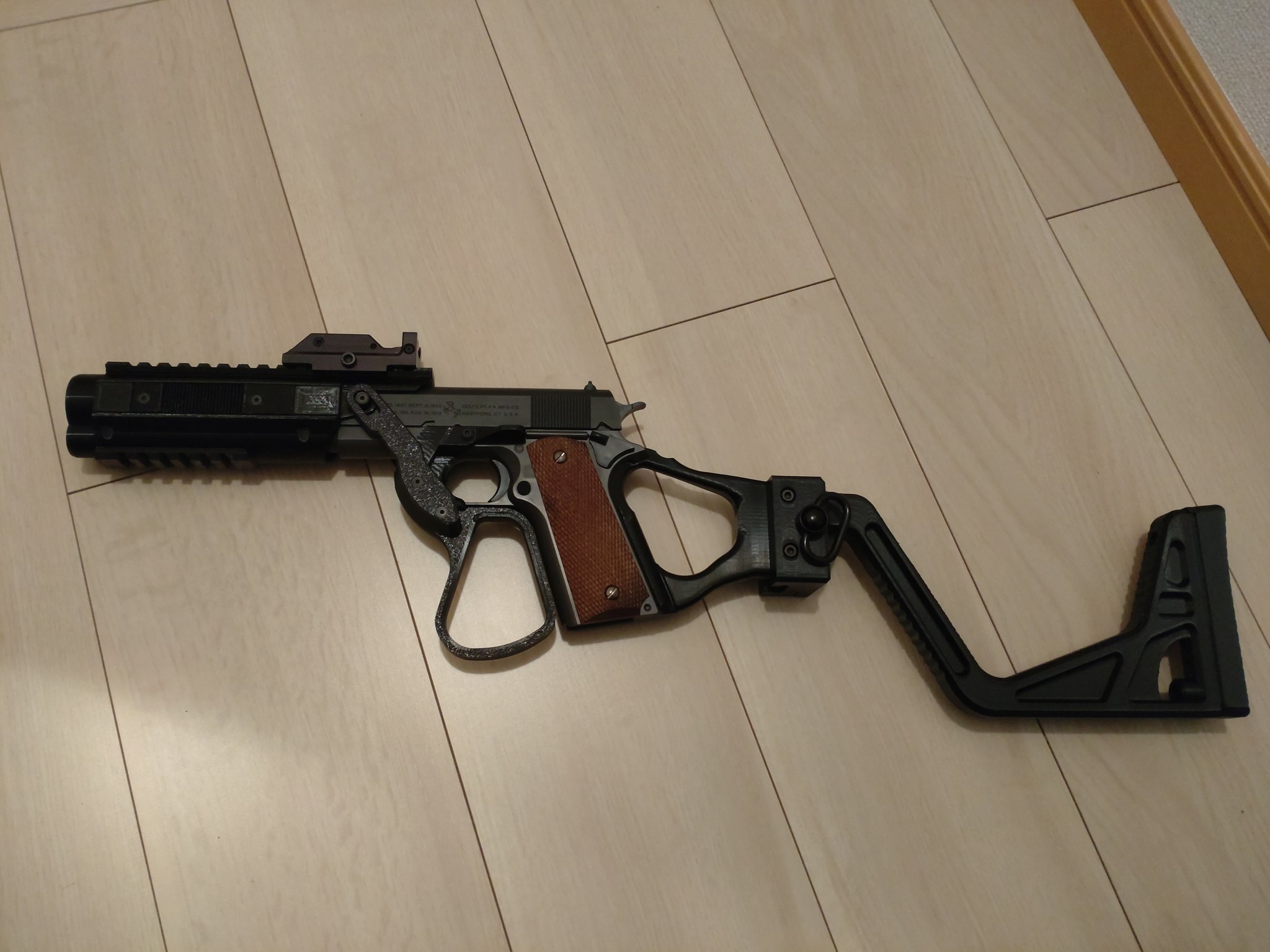 マルイエアコキガバメントHG用レバーアクション化キットQ マルイエアコキガバメントHG用レバーアクション化キットQ