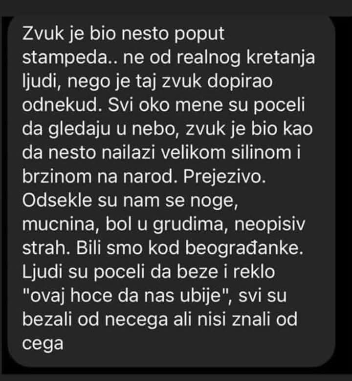 Сва говна која славе некакву победу жвалавог ,нека вам једно буде јасно дао Бог да се подавите у сопственом измету !
На свој народ и децу употребљавати звучни зид је равно злочину! Још већи злочин је навијати! Ви нисте људи ,ви сте  септичка јама