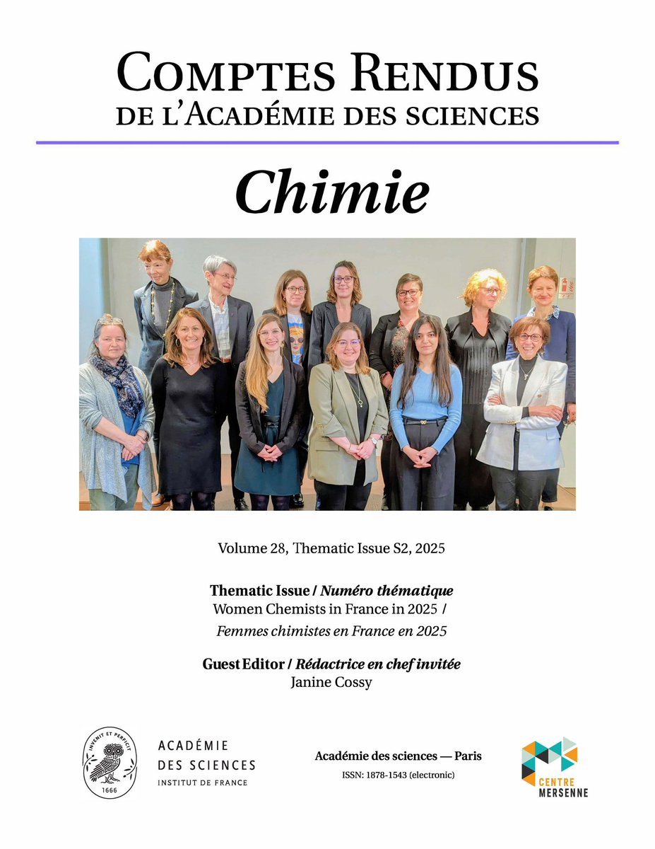 kristina_plevova (@kristi_plevova) on Twitter photo Last friday I had an opportunity to present our research <a href="/AcadSciences/">Académie des sciences</a> in Paris. I m so proud and thankful to be a part of this special issue “Women Chemists in France 2025”. Please take a look for all amazing works published by extraordinary womans in France. <a href="/NiceChemistry/">Institut Chimie Nice</a> Last friday I had an opportunity to present our research <a href="/AcadSciences/">Académie des sciences</a> in Paris. I m so proud and thankful to be a part of this special issue “Women Chemists in France 2025”. Please take a look for all amazing works published by extraordinary womans in France. <a href="/NiceChemistry/">Institut Chimie Nice</a>