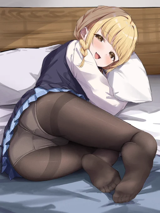 「ぷろでゅーさーのベッドふかふか〜」