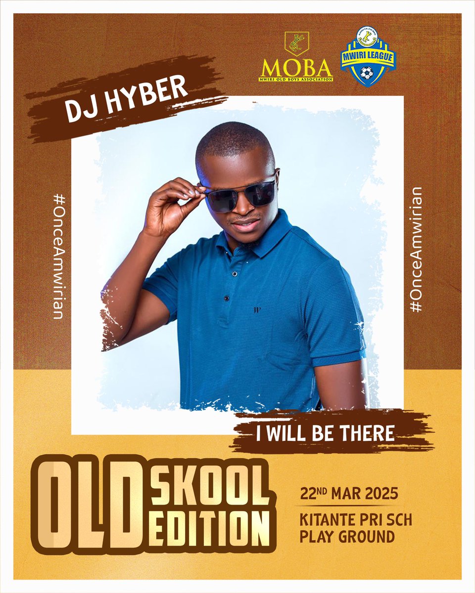 MwiriLeague's tweet photo. The one and only @DjHyber is returning to light up the stage for our Old School Edition this Matchday 6💯✅

He has always brought the vibes that keep us dancing and entertained.😍 You won't want to miss this epic show down🔥 #OnceAmwirian 

#ML5 🔥 https://t.co/NyrwJzB54E