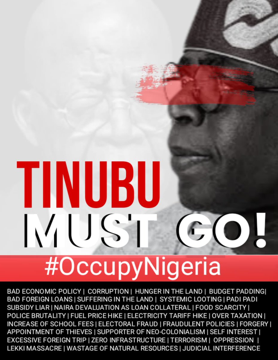 DukeMotherland's tweet image. Àdán @officialABAT   The terrible president must go!