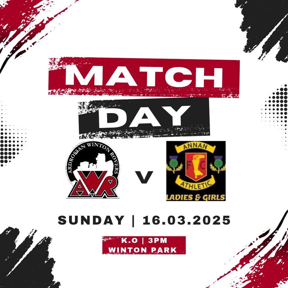 👊it's match day 
🏆swfl south league 
🆚️Annan Athletic 
🕒3pm
🏟Winton Park 
📺live score update on usqour app

⚫️⚪️🔴
#monthewinton 

Home kit sponsors TM Cleaning Services 

Away kit sponsors CAMPBELLS AIR CONDITIONING &amp; REFRIGERATION LTD
