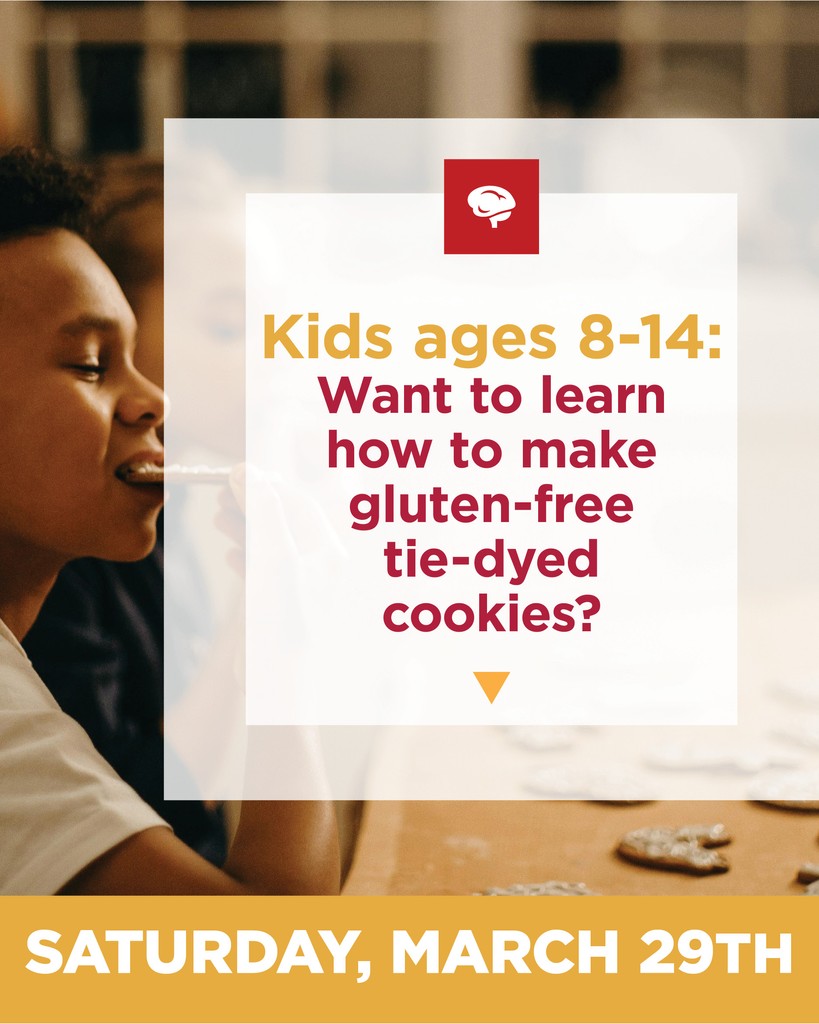 uchicagoceliac's tweet photo. Only two weeks left until this FREE online cooking class for kids 8-14!
Join Sydney and Analise - gluten-free teens themselves - to make gluten-free tie-dyed cookies on Sat. 3/29, 10 a.m. CT!
Sign up here: https://t.co/9dgQMgf3Sz
#glutenfreekids #glutenfreecookies https://t.co/eUPGheK3LG