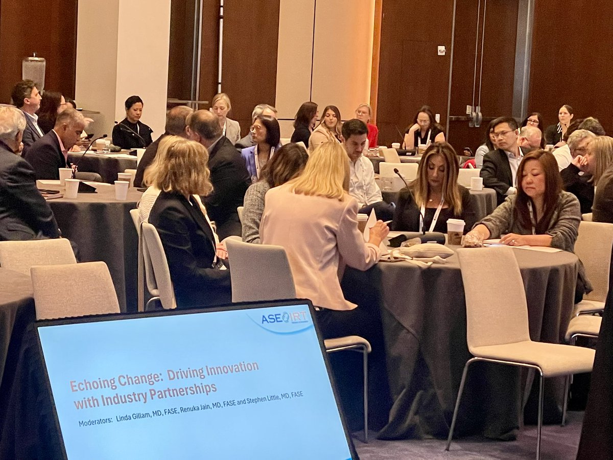 In the final 2025 #ASEIRT Think Tank session, echo experts and industry partners are engaging in business-oriented discussions and collaborating to solve key challenges in the #CVUltrasound field.
