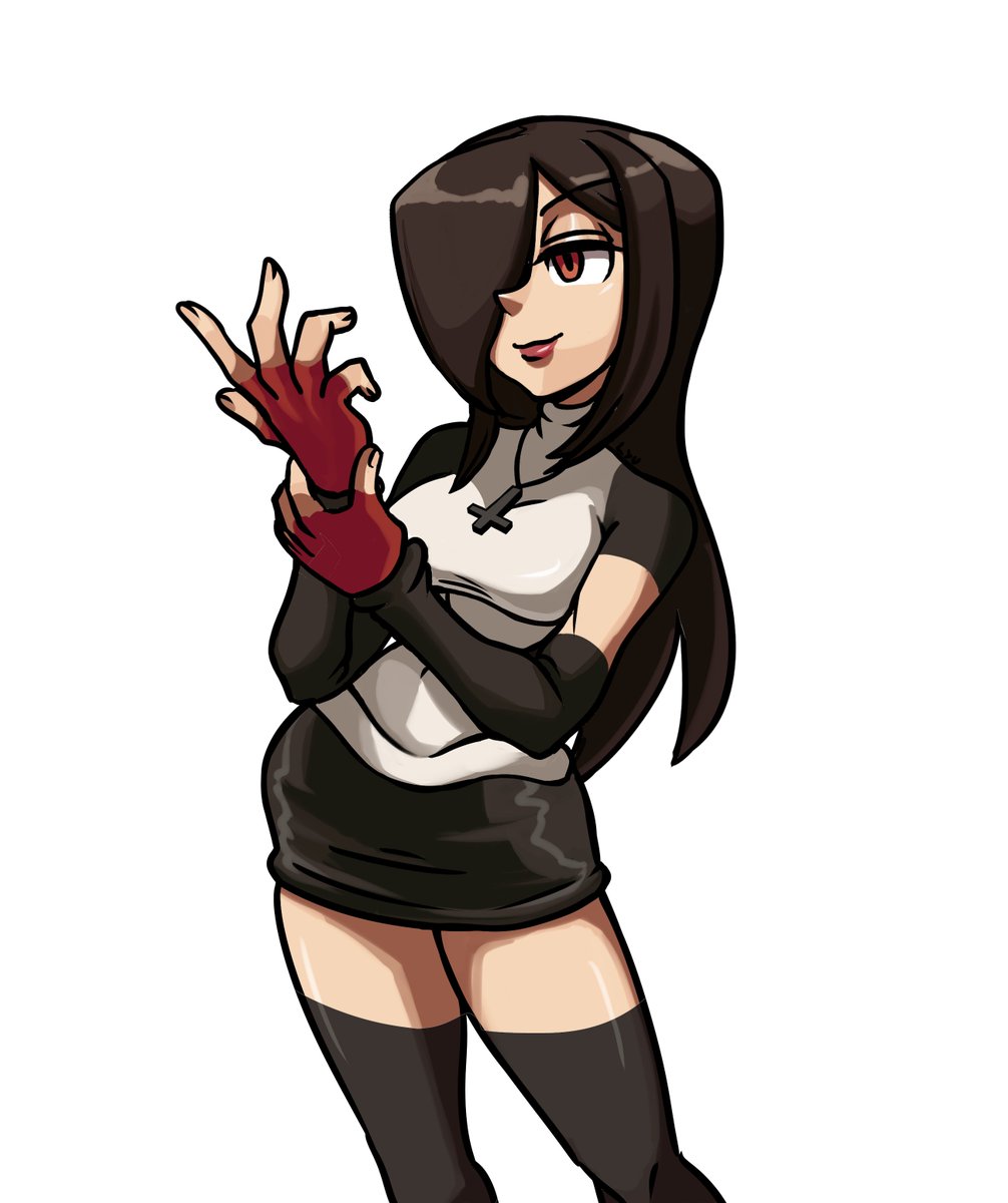 My take on Locked in Parasoul #skullgirls