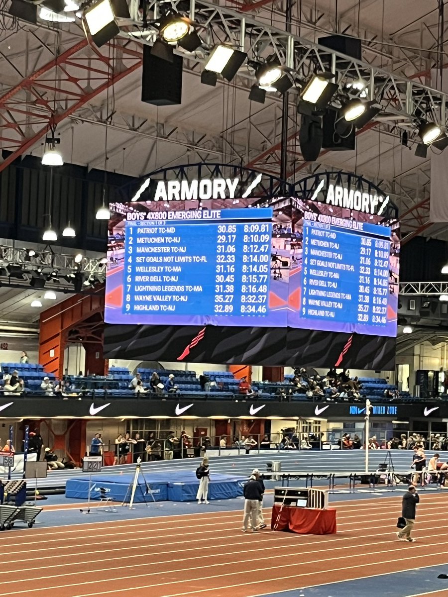 New School Record at Nike Indoor Nationals 4x800 8:12.47. J Torres, S Nolan , J Rowe &amp; C Griffith!! Way to finish up your indoor season! #scratch&amp;claw <a href="/MTHS_Sports/">Manchester Twp. H.S. Sports Updates</a> <a href="/MTHSboosterclub/">Manchester Township High School Booster  Club</a>
