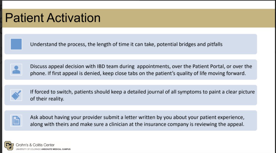 Priscila Santiago, MD (@prisantiagomd) on Twitter photo Negotiating around Insurance Barriers with Dr. Frank Scott <a href="/FrankIScottMD/">Frank I Scott, MD MSCE</a> - @ Rocky Mountain IBD 🏔️
Some excellent tips over these slides: Negotiating around Insurance Barriers with Dr. Frank Scott <a href="/FrankIScottMD/">Frank I Scott, MD MSCE</a> - @ Rocky Mountain IBD 🏔️
Some excellent tips over these slides: