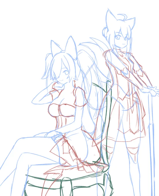 描けるの来月になるけどフブミオのこういうのを頑張りますミオしゃの女王衣装の資料が欲しい…! 