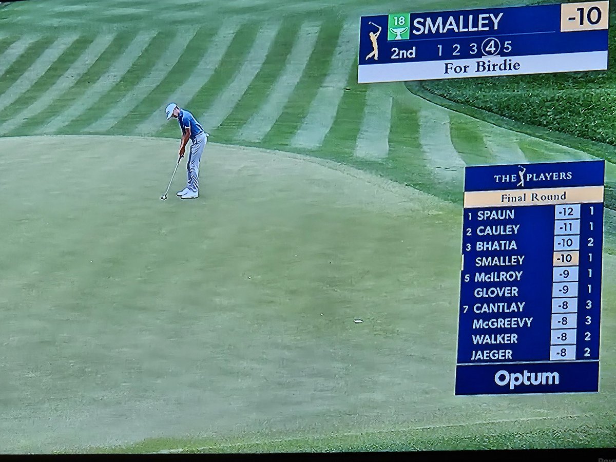 Nice shout out to <a href="/cdngolfcoach/">Ralph Bauer</a> on #THEPLAYERS broadcast by <a href="/NBCSports/">NBC Sports</a> about his help on Alex Smalley's putting with line on ball