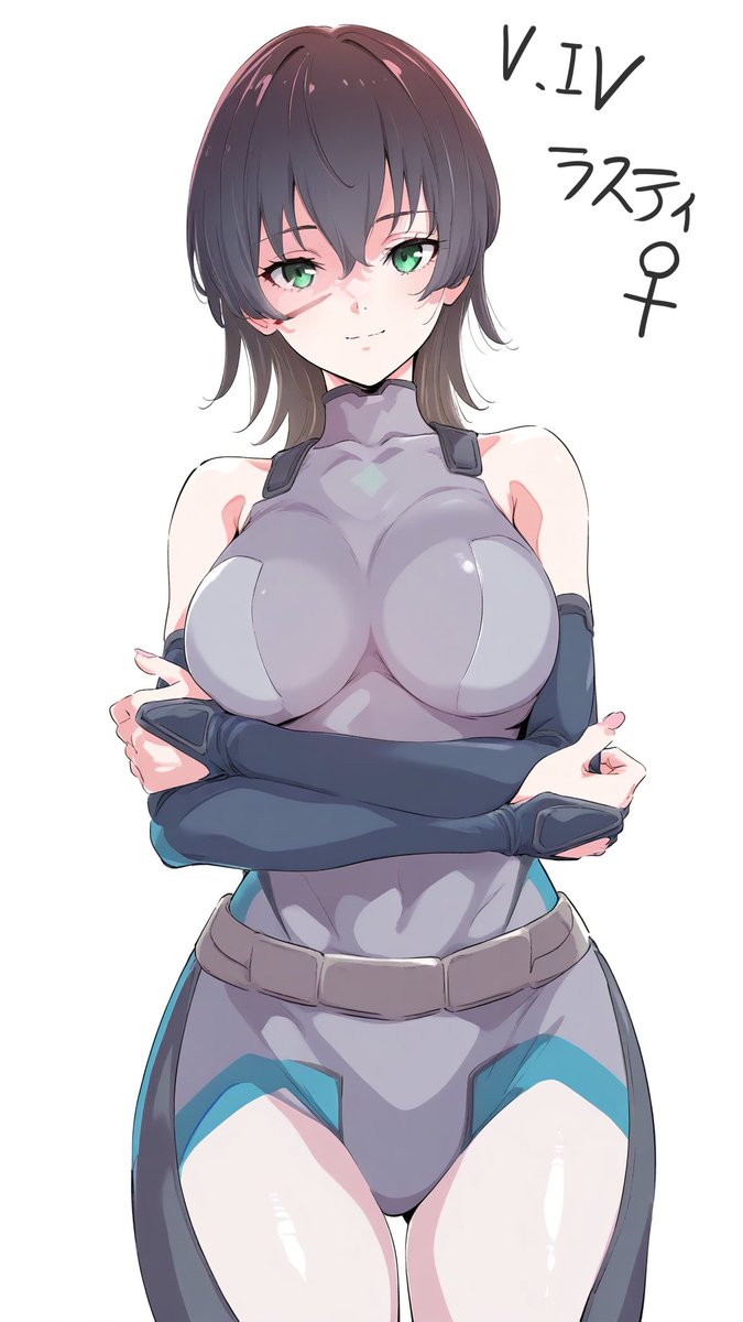 ラスティ♀こんなイメージですね自分の中では
顔の傷がすきなのだ 