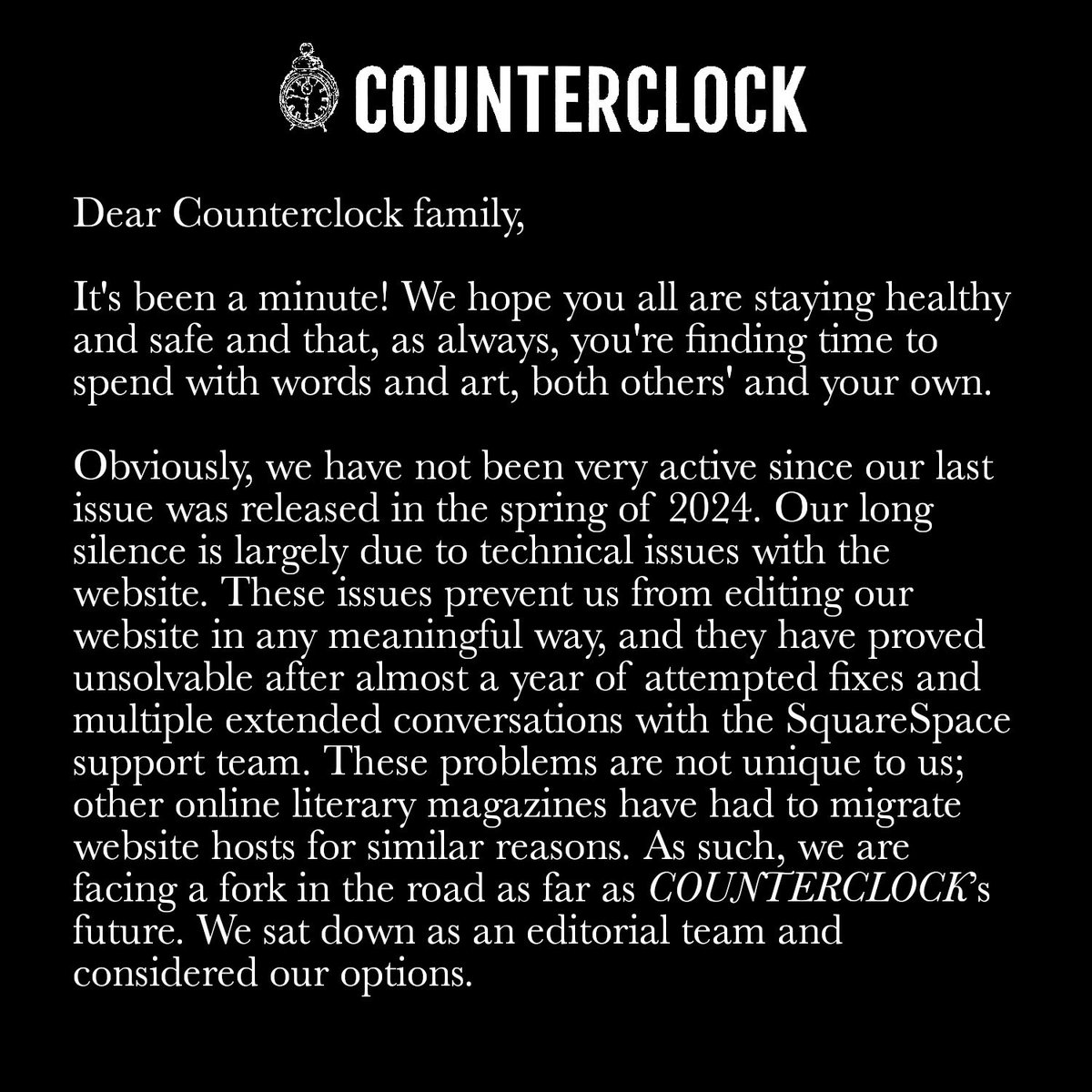 COUNTERCLOCK tweet media