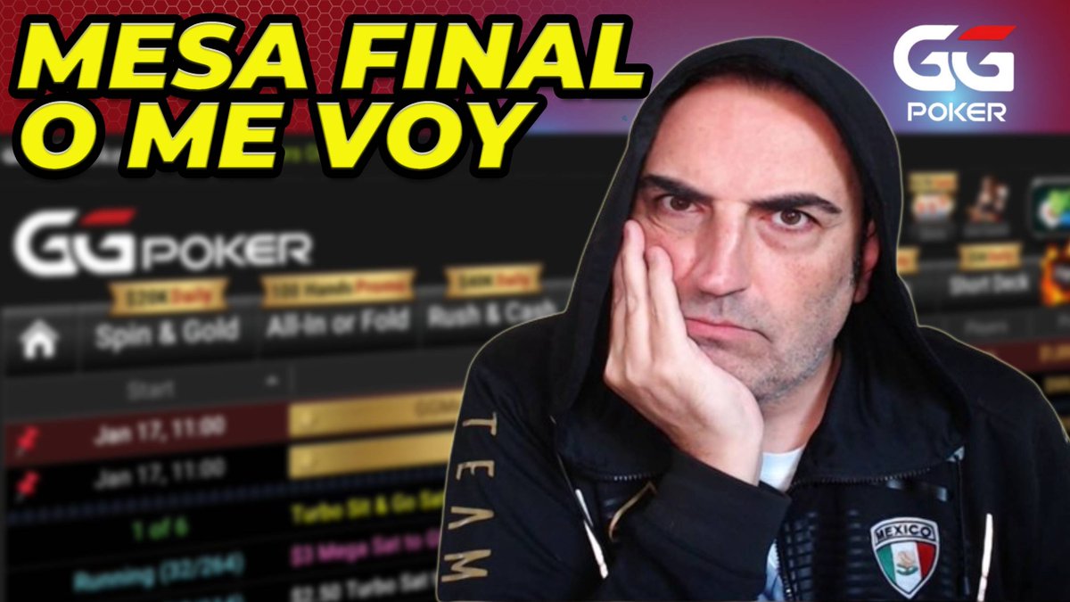 PokerExito's tweet photo. MESA FINAL O ME VOY💎 LA MAYOR SESIÓN DE TORNEOS DE LA HISTORIA🏆3 días de #WSOP en #GGPOKER🎯 https://t.co/LnE8d4Apbv https://t.co/Pi086v784G