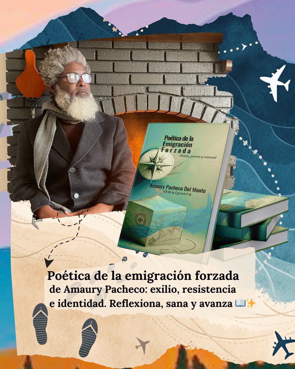 🌎 Desde la represión en Cuba hasta la incertidumbre en EE.UU., cada verso es un puente, un relato compartido. "Poética de la emigración forzada", de Amaury Pacheco, es más que poesía: es un diario que te entiende y un manual que te acompaña. Un espacio para habitar tu verdad.