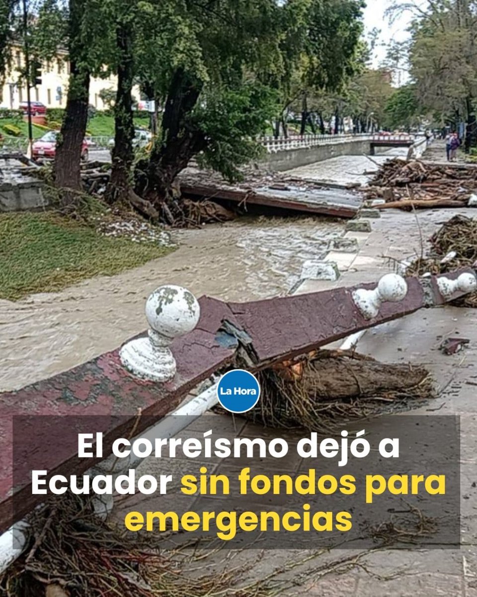 #SiTeLoPerdiste | 🌧️💰 El correísmo eliminó los fondos de ahorro para emergencias y hoy Ecuador enfrenta desastres sin recursos. Más de 96.000 personas han sido afectadas por las lluvias y la falta de prevención agrava la crisis. 🌍⚠️ Te contamos ➡️ lhra.ec/YKw649Y
