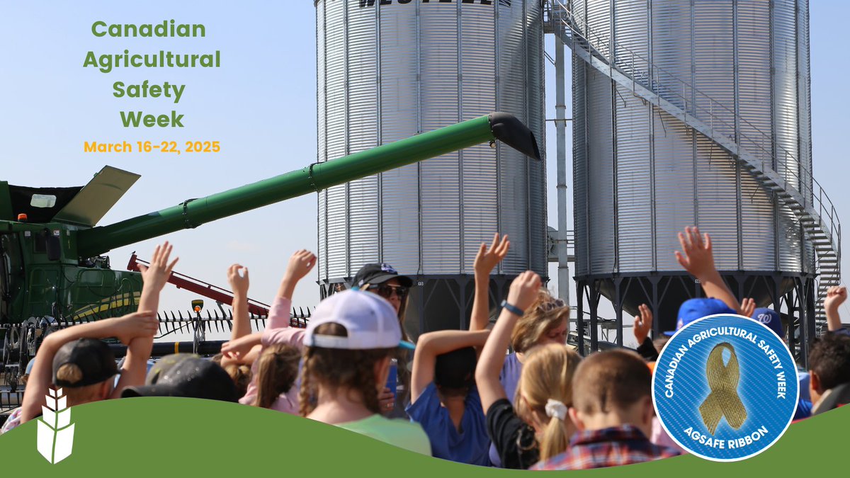 aitcsk's tweet photo. This week we are recognizing Canadian Agricultural Safety Week 🛑
For farm safety resources in and out of the classroom, visit: https://t.co/w8197oNq1O
#AgSafety #FarmSafety #AgSafetyWeek #AITCSK https://t.co/MrgTBXYRQV