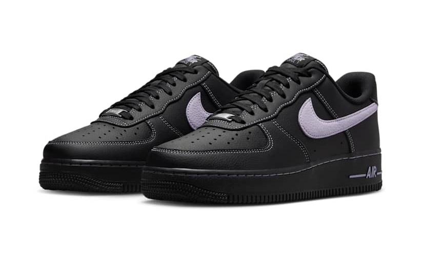 NIKE ナイキ エアフォース 1 ロー ブラック/ライラック 2025年発売予定】ナイキ エアフォース 1 ロー ブラック