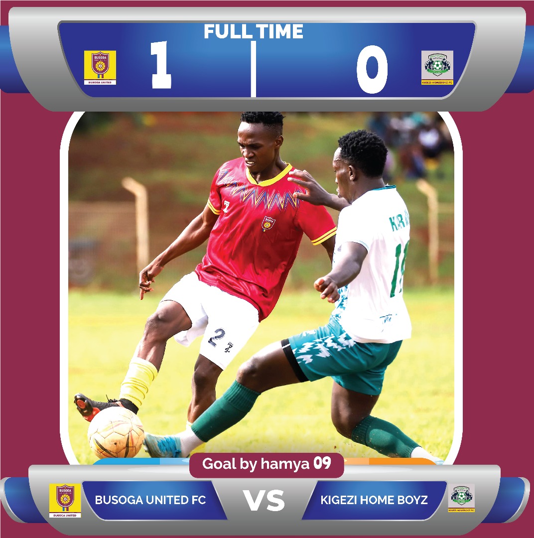 busogautdfc1's tweet photo. 🎉 FULLTIME: BUSOGA UNITED FC 1 - 0 KIGEZI HOMEBOYZ FC 🏆  
A hard-fought victory and 3 points in the bag! 💪🔥  
The boys showed grit, determination, and teamwork to secure the win! 💛💙  
⚽ Goal Scorer: Hamya 
👏 Shoutout to the entire squad and the fans for their  support! https://t.co/eC67jxfOXH