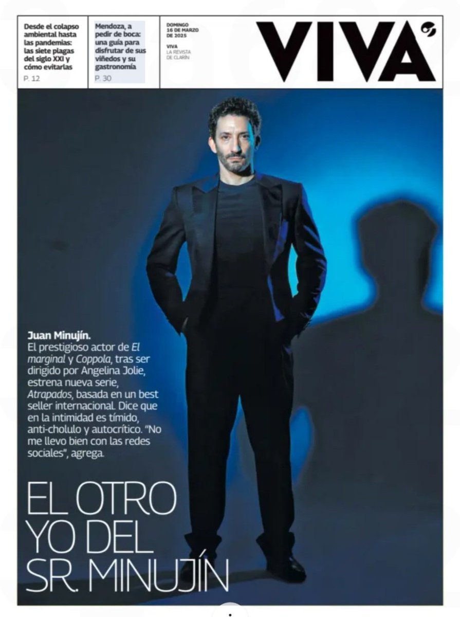 Entrevista a Juan Minujin!

Las fotos son de #arielgrinberg
Edición Viva <a href="/hconvertini/">Horacio Convertini</a> 
Edición Clarín Espectáculos <a href="/walterdominguez/">Walter Domínguez</a> 

Gracias <a href="/juanminujin/">Juan Minujin</a> ❣️ 
<a href="/CheNetflix/">CheNetflix</a> #atrapadosserie

clarin.com/espectaculos/j…