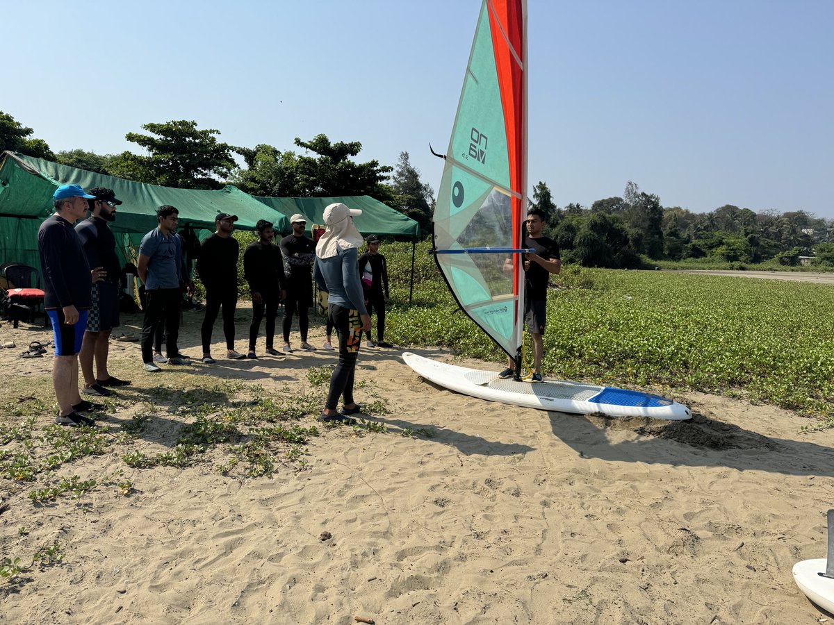NIWS - IITTM GOA (@niws_goa) on Twitter photo The NIWS team successfully conducted the Windsurfing (Basic) Course for <a href="/IAF_MCC/">Indian Air Force</a> officials, from 10th to 14th March 2025 at the NIWS Campus Goa.
<a href="/tourismgoi/">Ministry of Tourism</a> <a href="/iittmofficial/">Indian Institute of Tourism and Travel Management</a> <a href="/Adventure_GOI/">Adventure Tourism India</a> <a href="/IWAI_ShipMin/">IWAI</a> <a href="/ProfAlokSharma/">Prof Alok Sharma</a> <a href="/EduMinOfIndia/">Ministry of Education</a> <a href="/gssjodhpur/">Gajendra Singh Shekhawat</a> The NIWS team successfully conducted the Windsurfing (Basic) Course for <a href="/IAF_MCC/">Indian Air Force</a> officials, from 10th to 14th March 2025 at the NIWS Campus Goa.
<a href="/tourismgoi/">Ministry of Tourism</a> <a href="/iittmofficial/">Indian Institute of Tourism and Travel Management</a> <a href="/Adventure_GOI/">Adventure Tourism India</a> <a href="/IWAI_ShipMin/">IWAI</a> <a href="/ProfAlokSharma/">Prof Alok Sharma</a> <a href="/EduMinOfIndia/">Ministry of Education</a> <a href="/gssjodhpur/">Gajendra Singh Shekhawat</a>