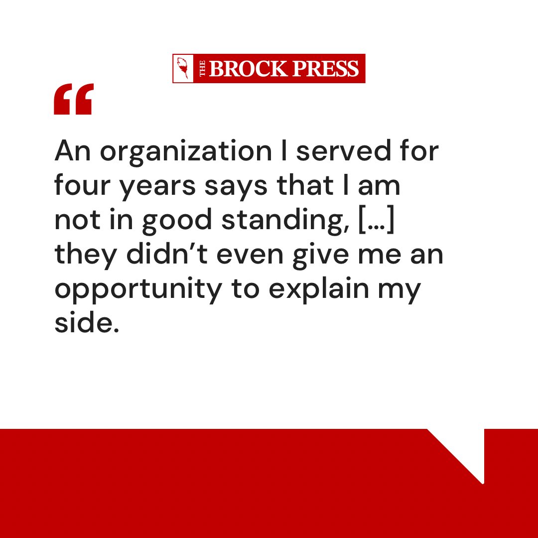 Two candidates were disqualified from
BUSU Board of Directors election without warning or clear explanation. One of the disqualified candidates, Binoy Mahmud, a long-time BUSU member, called the decision "a stab in the back." Read the full story here: brockpress.com/a-stab-in-the-…