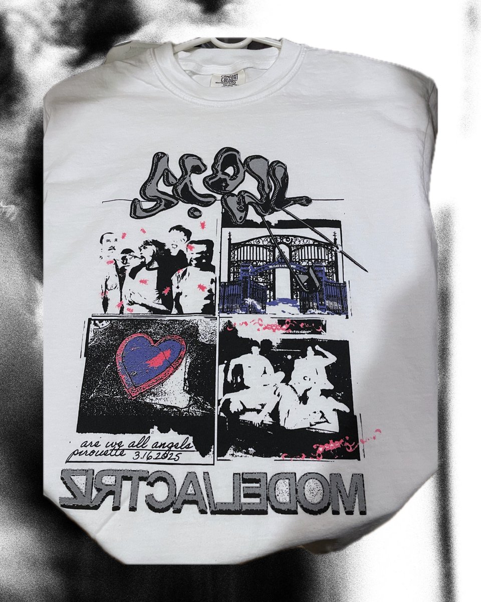 We’re at <a href="/Crossroads_NJ/">Crossroads</a> with <a href="/modelactriz/">Model/Actriz</a> tonight! We had 50 of these limited edition shirts made to celebrate so get there early to snag one 🌼

designed by <a href="/brockxstephens/">Brock</a> 
printed by @/rottweilin on IG
last few tickets: eventbrite.com/e/scowl-w-mode…