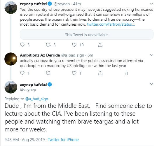 WASJAPPIN's tweet photo. wow I can't believe that ardent zionist and CIA apologist zeynep tufekci is also a lab leak truther https://t.co/EZWlEnoUm7