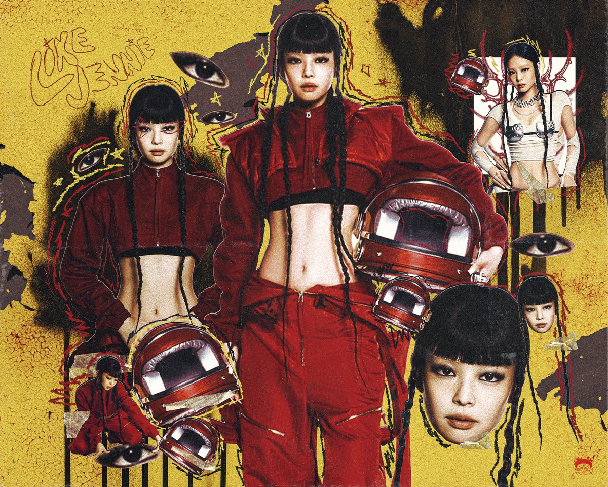 michymichyspace's tweet image. like jennie 🚀👩🏼‍🚀
artwork by me