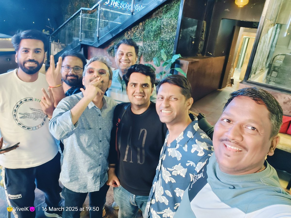 After having an #meeting in #Delhi, a #celebration with my #दिल्लीवाले #भाईलोग is a #must

हर मुश्किल का कश, एक नया सबक सिखाता है,
जो गिरकर संभल जाए, वही असली जीत पाता है

राहों में अंधेरा हो, तो खुद को जलाना सीख,
हर कश में है रोशनी, बस खुद को आज़माना सीख

#Mumbai #MH #Bharat #UP