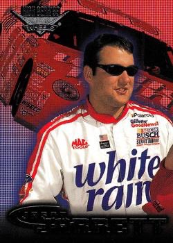 1998 <a href="/jasonajarrett/">Jason A. Jarrett</a> driving in the Busch Series with White Rain sponsorship.