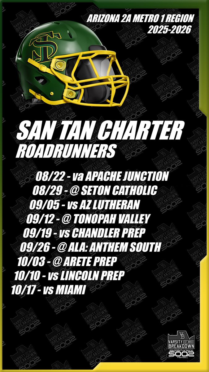 Thanks <a href="/SOAZFootball/">Southern Arizona Football</a> for creating the graphic!