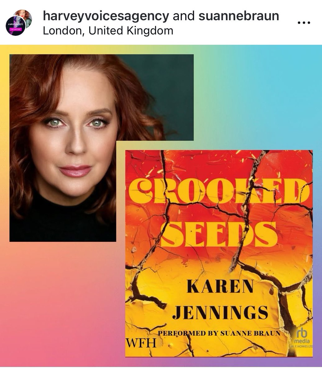 So chuffed for Karen Jennings and her incredible book Crooked Seeds which has been long listed for the <a href="/WomensPrize/">Women's Prize</a> for fiction. I LOVED narrating this and keeping 🤞🤞🤞 for Karen. 
Thanks to Harvey Voices and <a href="/WFHowes/">W. F. Howes Ltd</a> 🎙️📖
#audiobooks #womensprize