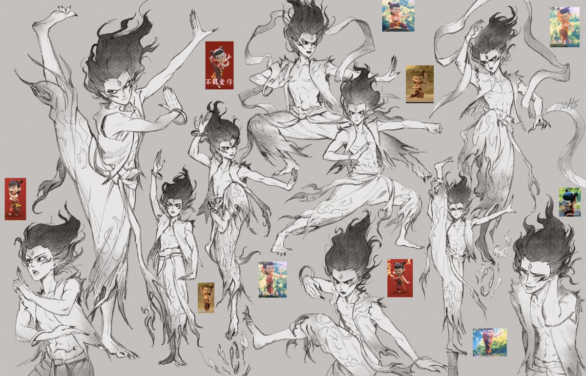 i hope he still makes poems and do little dances for it in the third movie... its cute..... 
#NeZha2 #哪吒2