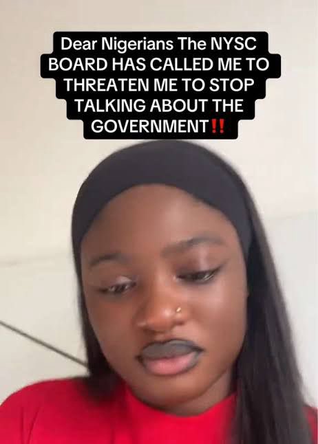 EnigmaSigma01's tweet photo. Shame on all the youth corps members going through similar things as the TikTok corps member lady ‘Talktoraye’ but failing to show solidarity with her. That being said, there seems to be a calculated effort to keep everyone as happy slaves who dare not speak
#IStandWithRaye ✊🏾 https://t.co/9DLOmefqfW