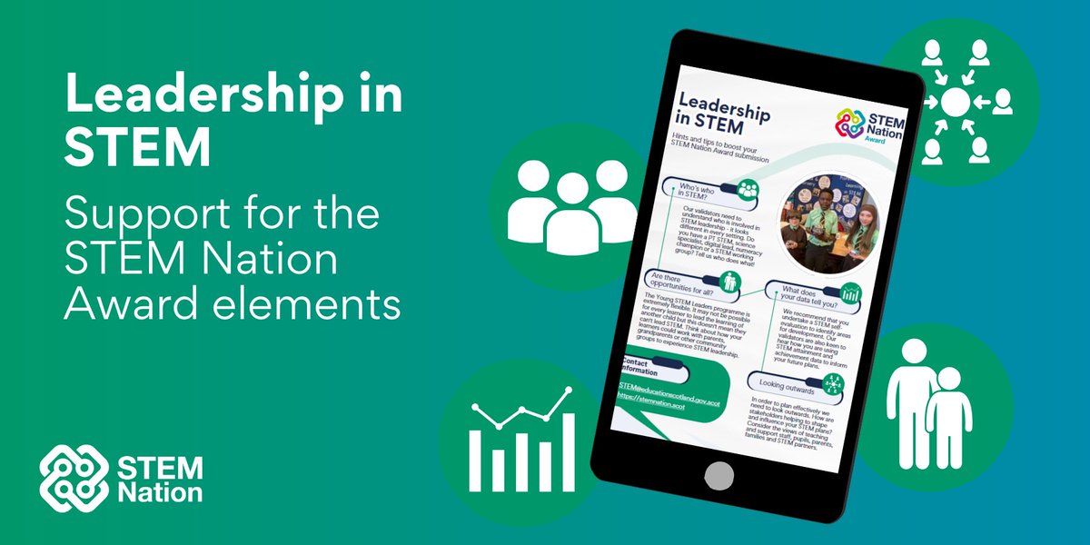 STEM @ Education Scotland (@stemedscot) on Twitter photo Check out these top tips to boost your #STEMnation Award application 💫 #STEMleadership
- Who's who?
- Opps for all
- What does the data tell you?
- Look out!
View the hints and tips for all five elements here: blogs.glowscotland.org.uk/glowblogs/publ…
<a href="/YoungSTEMLeader/">Young STEM Leader</a> Check out these top tips to boost your #STEMnation Award application 💫 #STEMleadership
- Who's who?
- Opps for all
- What does the data tell you?
- Look out!
View the hints and tips for all five elements here: blogs.glowscotland.org.uk/glowblogs/publ…
<a href="/YoungSTEMLeader/">Young STEM Leader</a>
