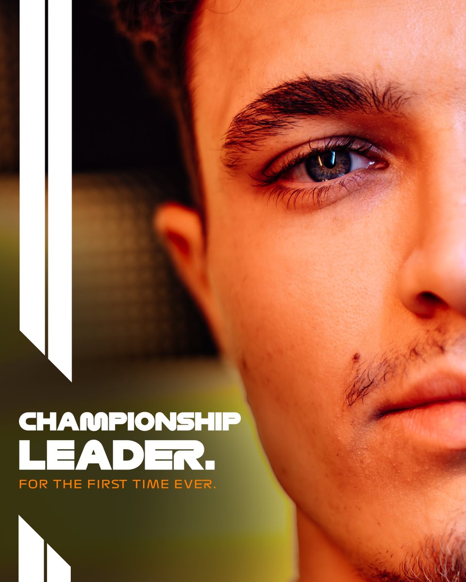 Formula 1 (@f1) on Twitter photo Leading the championship for the first time in his career ๐ <a href="/LandoNorris/">Lando Norris</a>
#F1 #AusGP Leading the championship for the first time in his career ๐ <a href="/LandoNorris/">Lando Norris</a>
#F1 #AusGP